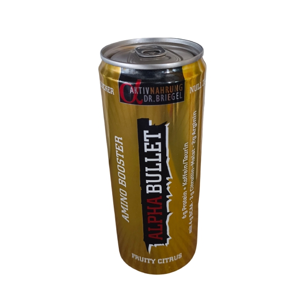 24 x 0,33l Alpha Bullet AMINO Booster | Fruity Citrus
